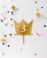 Vue de dessus cake topper pour l’anniversaire