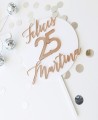 Topper per torte personalizzabile vista dall'alto