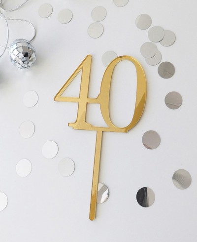 Top view figure for cakes birthday number