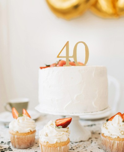 Vue d’ensemble cake topper nombre d’années