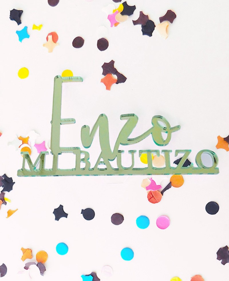 Top view front cake topper Top view front cake topper