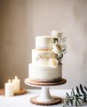 Panoramica cake topper personalizzato con anni