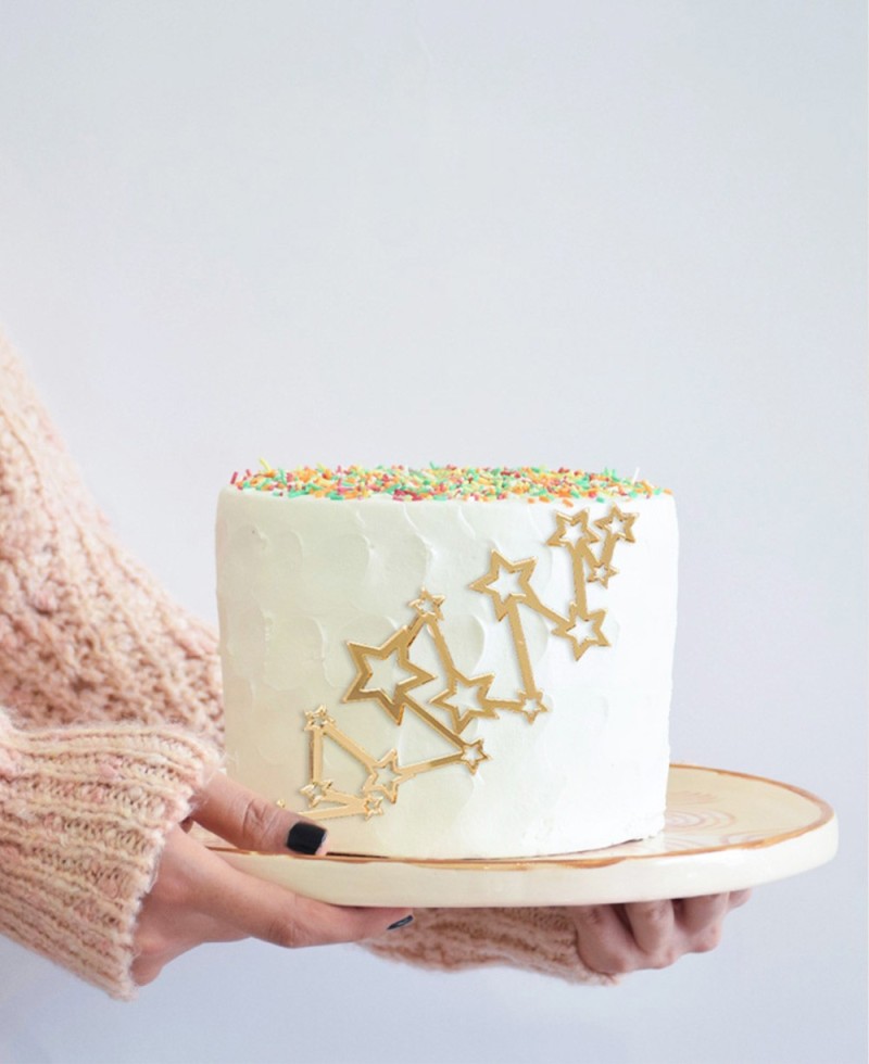 Panoramica Cake Topper Cascata Stelle Panoramica Cake Topper Cascata Stelle