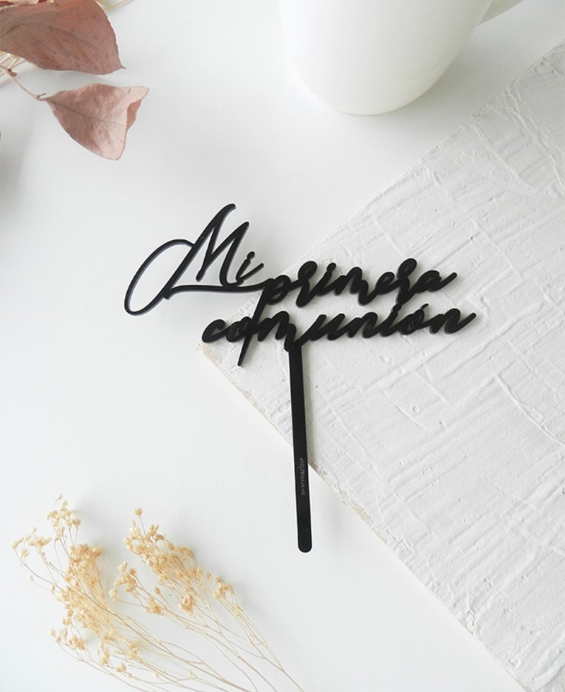 Vista superior cake topper para comuniones Vista superior cake topper para comuniones