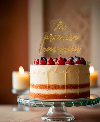 Vue d’ensemble Cake topper « Ma Première Communion »
