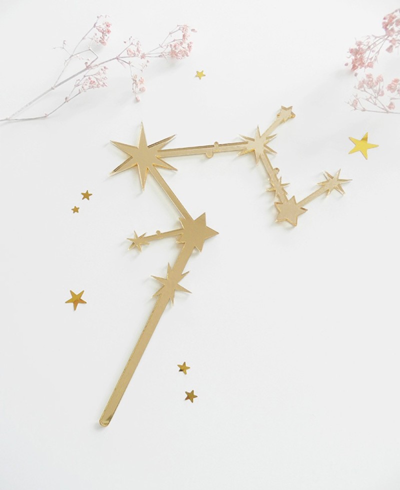 Vista superior cake topper para celebraciones Vista superior cake topper para celebraciones