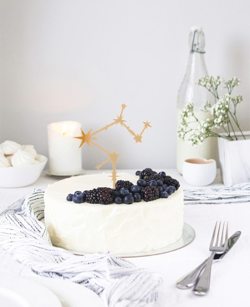 Overview of Constellation-Shaped Cake Topper