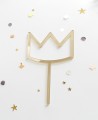 Top view cake topper for celebrations