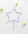 Top view cake topper for celebrations