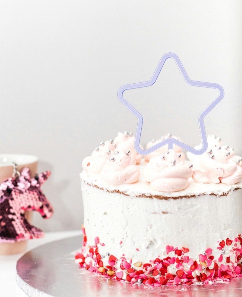 Panoramica Cake Topper Star Silhouette Panoramica Cake Topper Star Silhouette