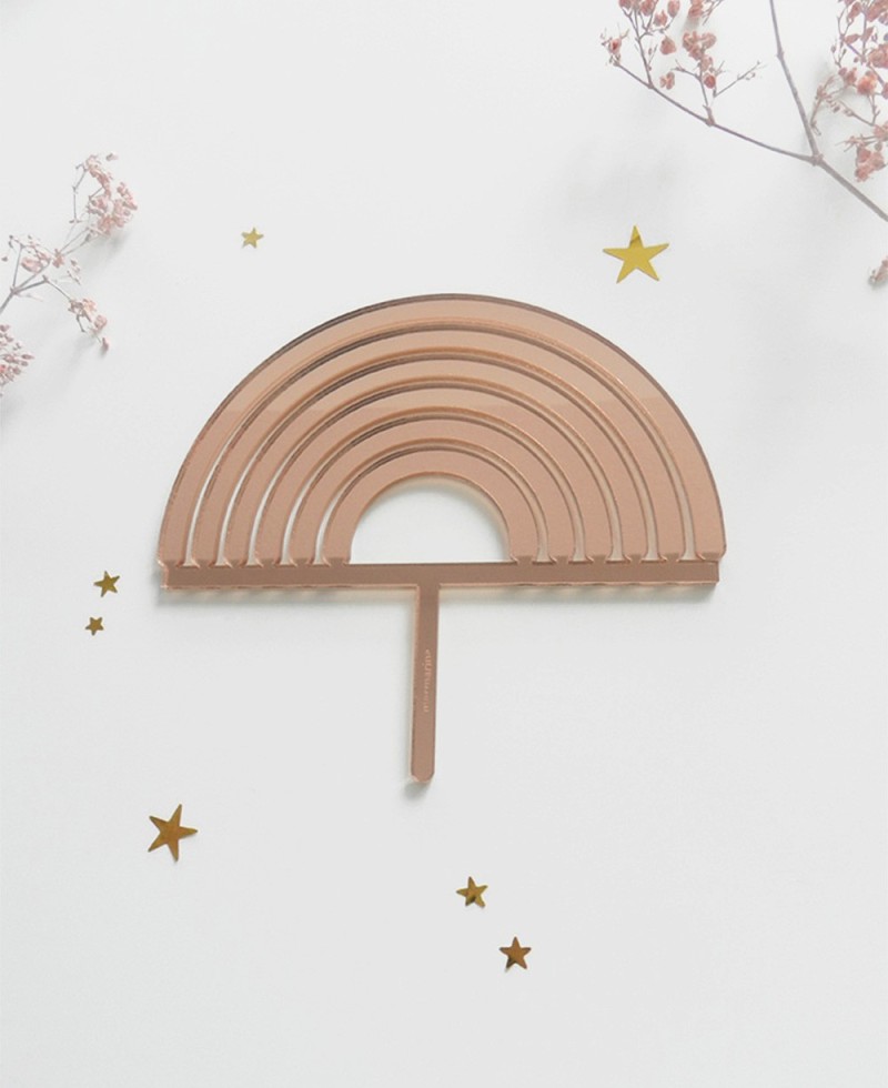 Vista superior cake topper para celebraciones Vista superior cake topper para celebraciones
