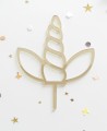 Cake topper vue dessus pour les célébrations