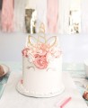 Vista generale cake topper silhouette unicorno