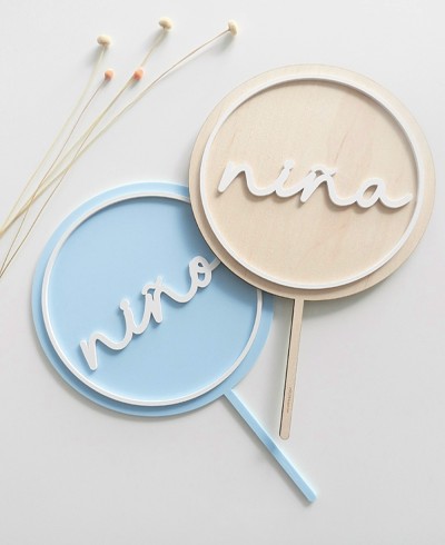Cake Topper rivela il sesso ragazzo o ragazza