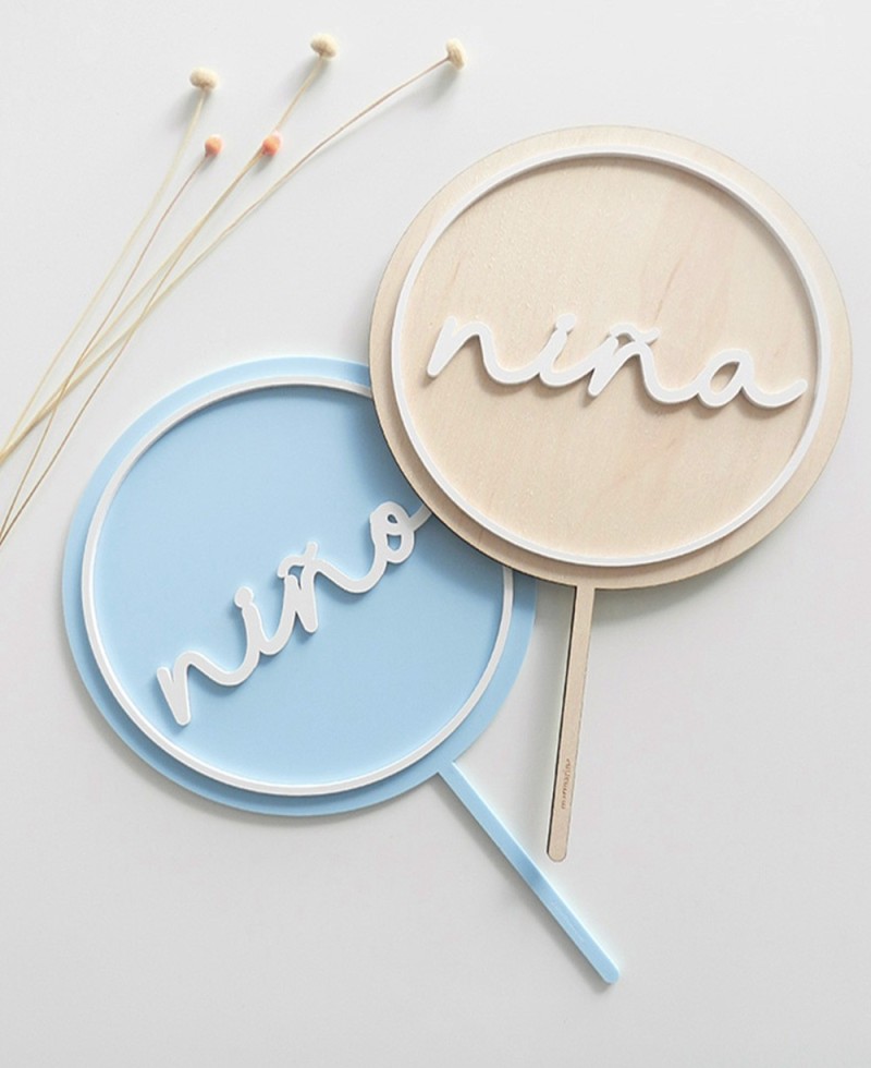Cake Topper Revelar Sexo Menino ou Menina Cake Topper Revelar Sexo Menino ou Menina