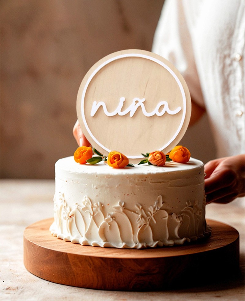 Cake topper per torte "Girl" Cake topper per torte "Girl"