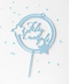 Vue de dessus cake topper pour l’anniversaire