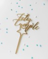 Vue de dessus cake topper pour l’anniversaire