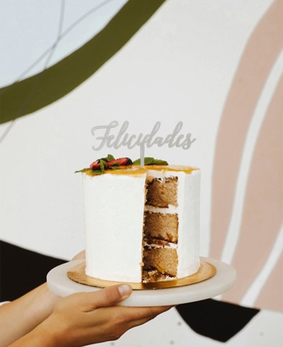 Zusammensetzung Tortenaufleger zum Geburtstag mit Kuchen