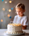 Panoramica cake topper "Congratulazioni"