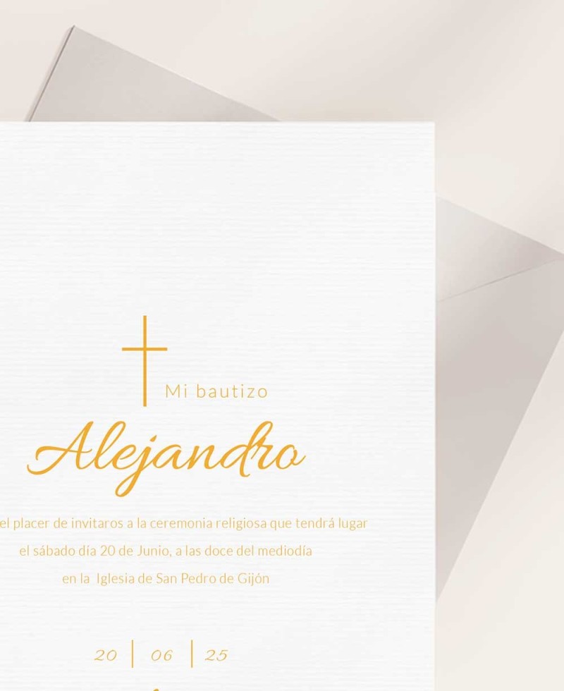 Zoom Classic Baptism Invitations with Cross Zoom Classic Baptism Invitations with Cross