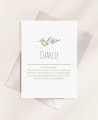 Invitations personnalisées au baptême des oliviers