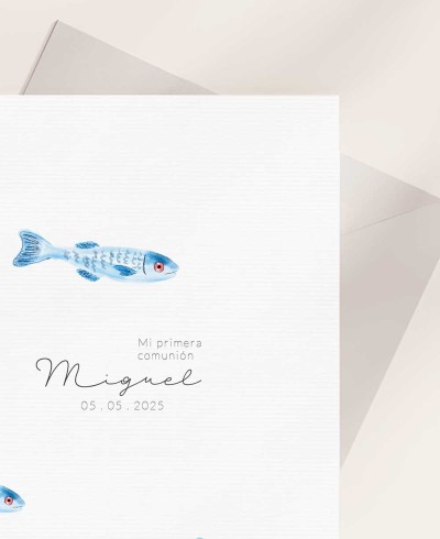 Invito Zoom per la prima comunione Marinera Fish