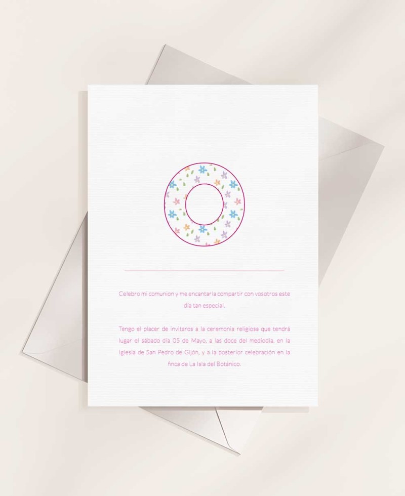 Retour Communion, Invitations, Initiales, Fleurs Retour Communion, Invitations, Initiales, Fleurs