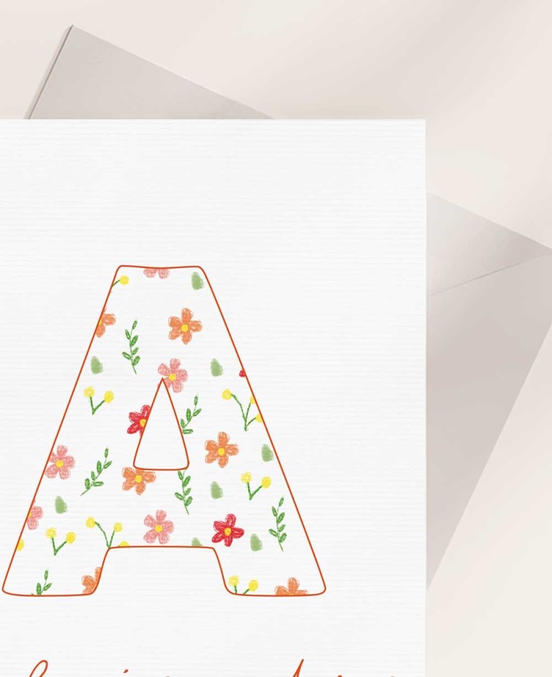 Zoom Einladung zur Taufe mit Initialen und Blumen Mädchen Zoom Einladung zur Taufe mit Initialen und Blumen Mädchen