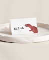 Espace réservé plié pour les fêtes d’anniversaire de dinosaures