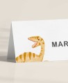 Suporte de mesa de aniversário de dinossauro