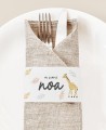 Birthday napkin holder dinosaurs animals jungle