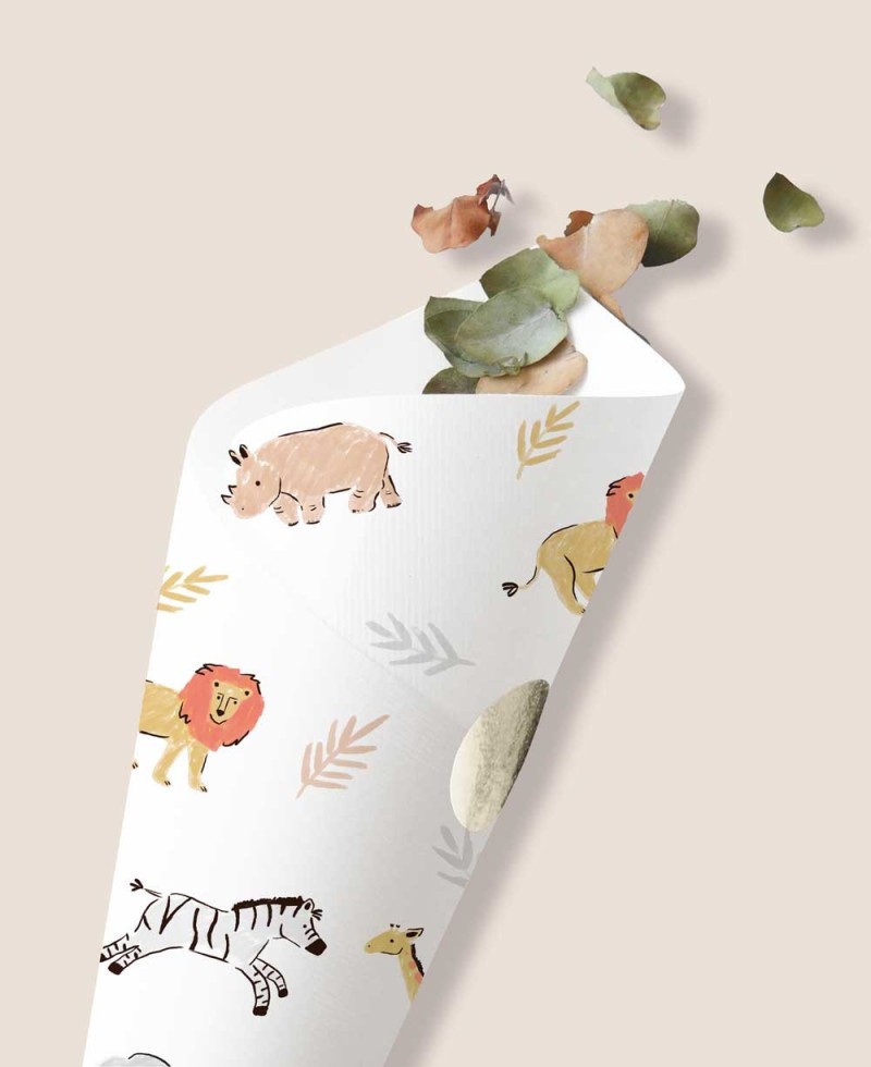 Cornets de bonbons pour l’anniversaire de la jungle Cornets de bonbons pour l’anniversaire de la jungle