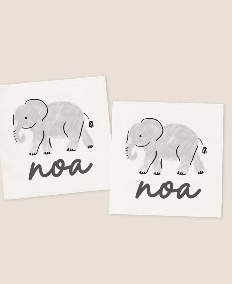 Adesivos quadrados para aniversários na selva Adesivos quadrados para aniversários na selva