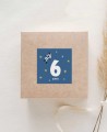 Pegatinas cuadradas para regalos de cumpleaños espacio