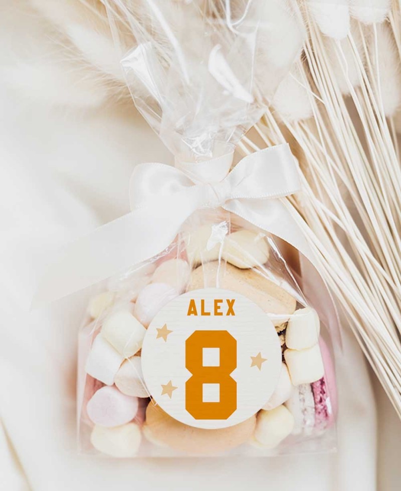 Detalles de cumpleaños pegatina redonda baloncesto Detalles de cumpleaños pegatina redonda baloncesto