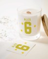 Adesivos quadrados para detalhes de aniversário tênis
