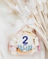 Birthday details sailor round sticker