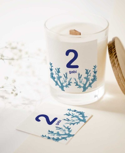 Adesivos quadrados para detalhes de aniversário de marinheiro