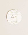 Round sticker for Big Gatsby birthday