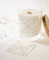 Square stickers for Big Gatsby birthday details