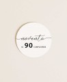 Classic Birthday Round Sticker