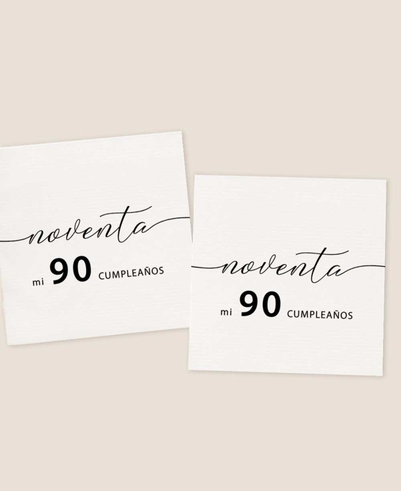 Adesivo quadrato per compleanno calligrafico Adesivo quadrato per compleanno calligrafico
