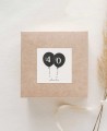 Square stickers for birthday gifts balloons