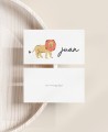espaces réservés d’anniversaire animal de la jungle