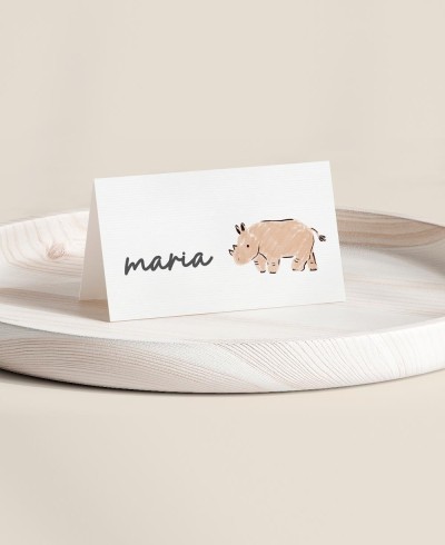 Estação de mesa dobrada para aniversários de animais