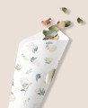 Konfetti Kegel für botanische Hochzeiten weiße Hortensien