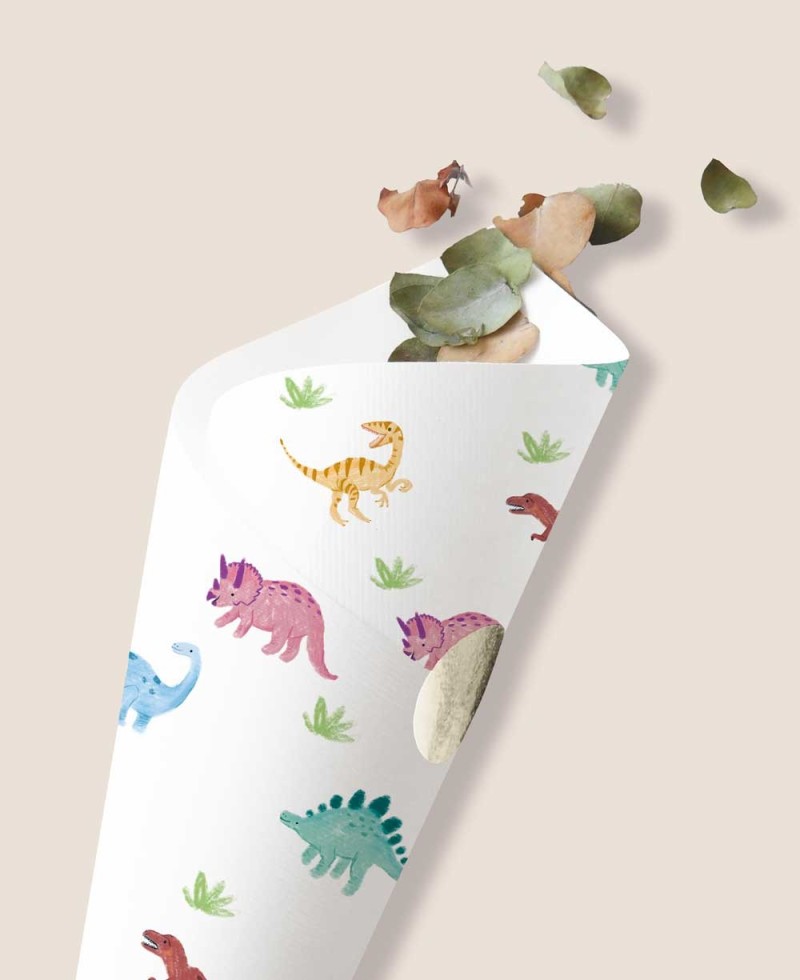 Conos para gominolas detalle cumpleaños dinosaurios Conos para gominolas detalle cumpleaños dinosaurios