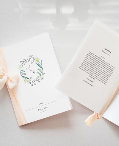 Messbuch für Hochzeiten, Olivenbaum und Orangenblüte