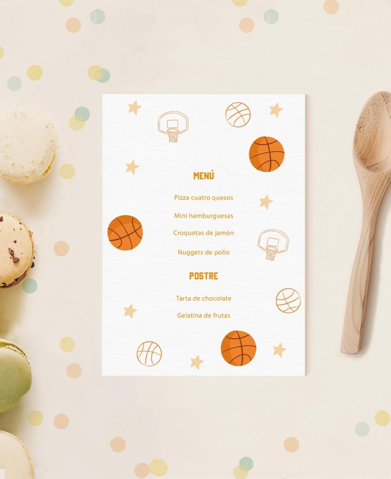 Minuti per compleanni di bambini sport basket
